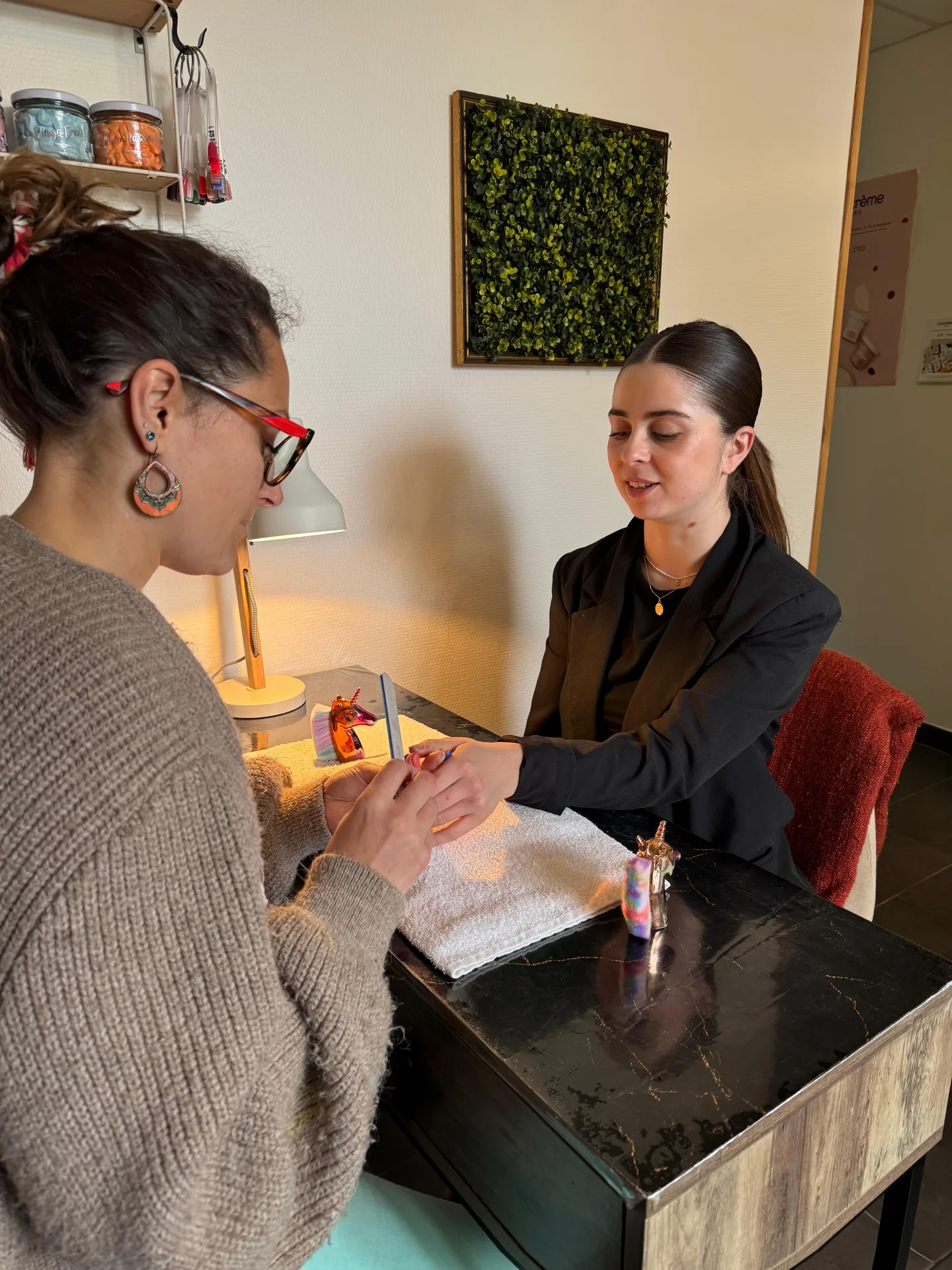 Manicure at La Fée Beauté